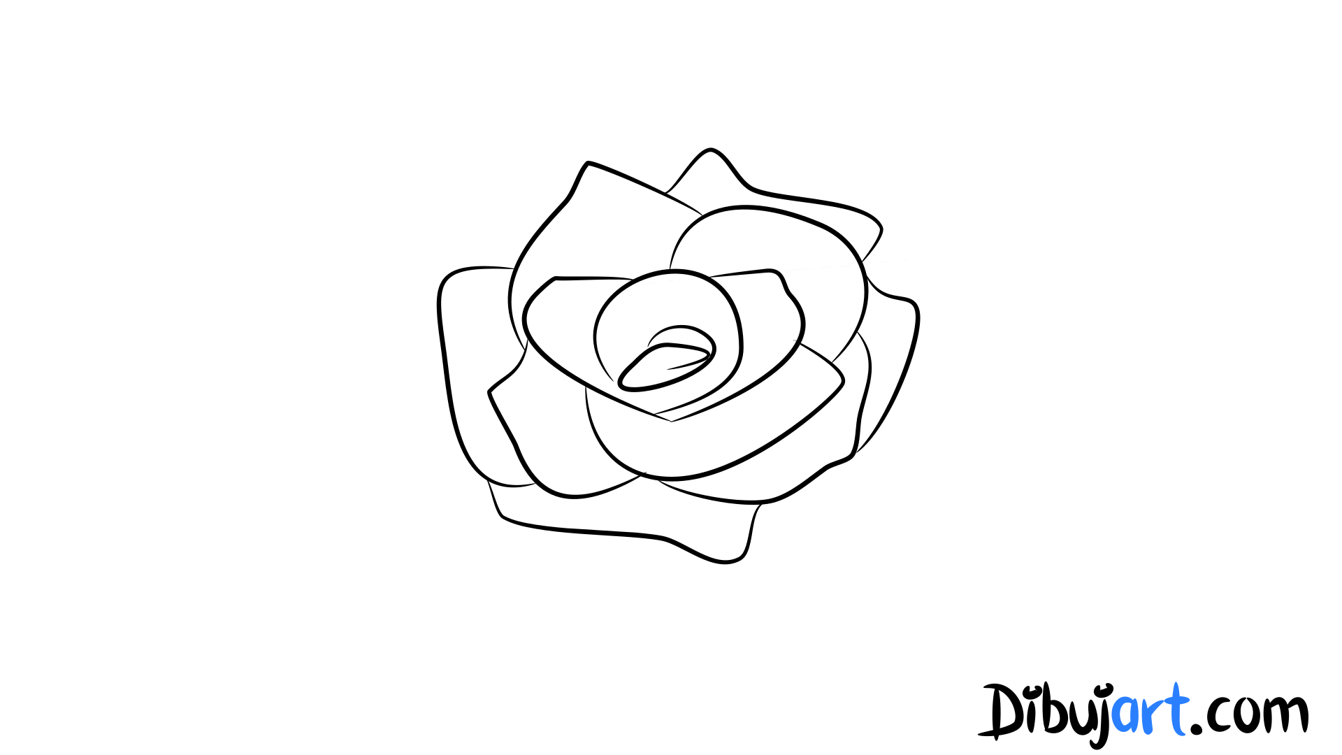 Featured image of post Como Dibujar Una Rosa Faciles Como dibujar una rosa paso a paso 3 how to draw a rose 3