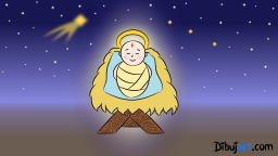 Imagen clipart del Niño Jesús
