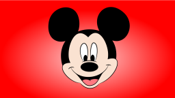 Dibujo  clipart de Mickey Mouse